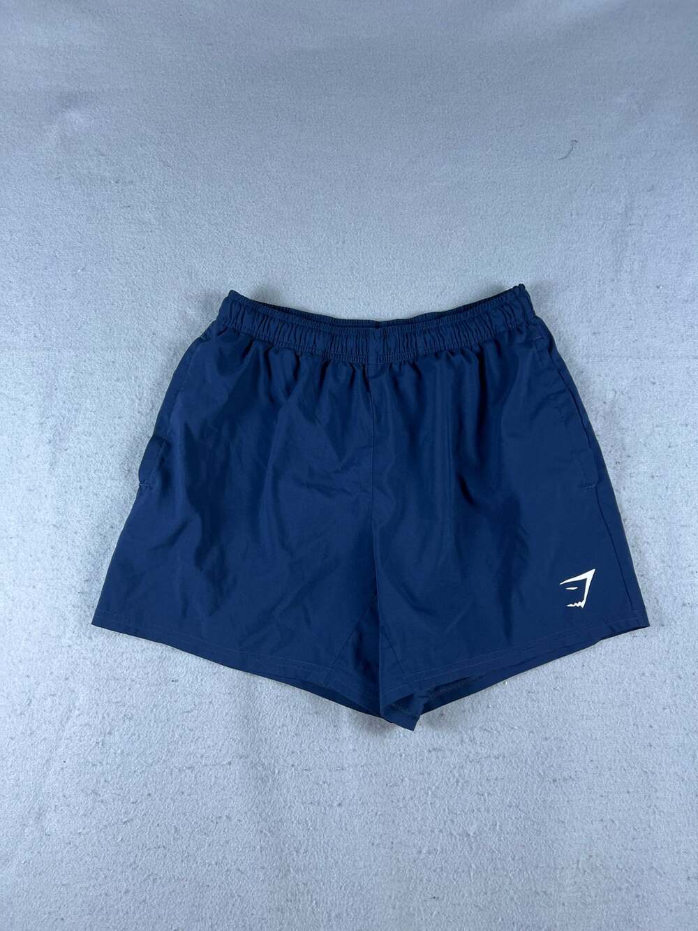Gymshark Shorts Mens S Blue Adjustable Waist Performance Training Running Active